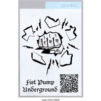 藏品(「fist Dump Underground」貼紙 )的圖片