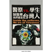 藏品(「警察vs.學生」海報 )的圖片