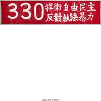 藏品(「330捍衛自由民主」布條 )的圖片