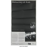 藏品(「Democracy at 4 am」海報 )的圖片