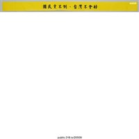 藏品(「國民黨不倒」布條 )的圖片