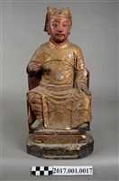 藏品(木雕二郎神像)的圖片