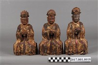 藏品(木雕三官大帝像組)的圖片