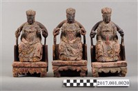 藏品(木雕三官大帝像組)的圖片