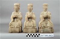 藏品(木雕三官大帝像組)的圖片