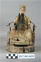 藏品(木雕天官大帝像)的圖片