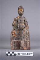 藏品(木雕婆姐像)的圖片