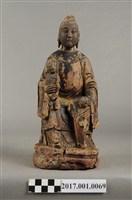 藏品(木雕婆姐像)的圖片