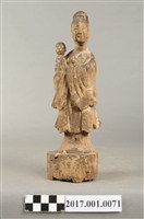 藏品(木雕婆姐像)的圖片