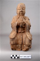 藏品(木雕太上老君像)的圖片