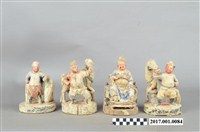 藏品(木雕王爺像組)的圖片