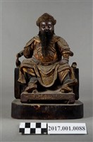 藏品(木雕王爺像)的圖片