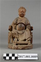 藏品(木雕王爺像)的圖片
