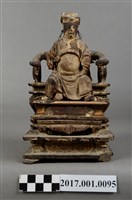 藏品(木雕王爺像)的圖片