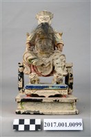 藏品(木雕王爺像)的圖片