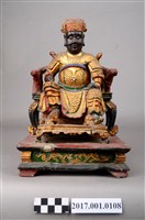 藏品(木雕王爺像)的圖片