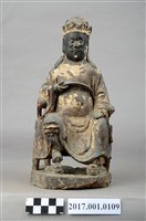 藏品(木雕王爺像)的圖片