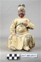 藏品(木雕王爺像)的圖片