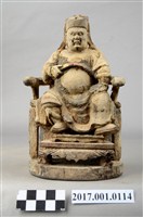 藏品(木雕王爺像)的圖片