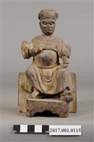 藏品(木雕王爺像)的圖片