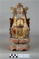 藏品(木雕王爺像)的圖片