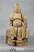 藏品(木雕王爺像)的圖片