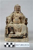 藏品(木雕王爺像)的圖片
