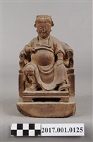 藏品(木雕王爺像)的圖片
