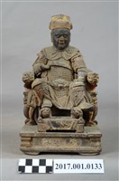 藏品(木雕王爺像)的圖片