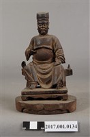 藏品(木雕王爺像)的圖片