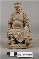 藏品(木雕王爺像)的圖片