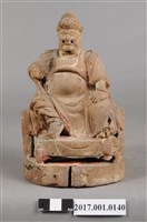 藏品(木雕王爺像)的圖片