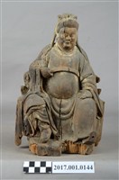 藏品(木雕王爺像)的圖片
