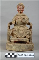 藏品(木雕王爺像)的圖片