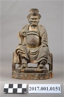藏品(木雕王爺像)的圖片