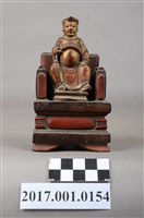 藏品(木雕王爺像)的圖片