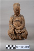 藏品(木雕王爺像)的圖片