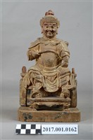 藏品(木雕王爺像)的圖片