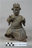 藏品(木雕王爺像)的圖片