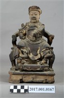 藏品(木雕王爺像)的圖片