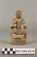 藏品(木雕王爺像)的圖片