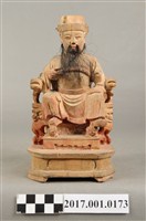 藏品(木雕王爺像)的圖片