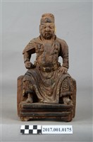 藏品(木雕王爺像)的圖片
