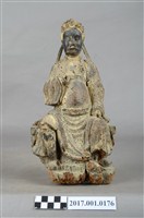藏品(木雕王爺像)的圖片
