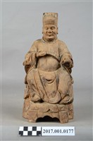 藏品(木雕王爺像)的圖片
