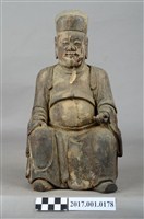 藏品(木雕王爺像)的圖片