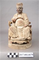 藏品(木雕王爺像)的圖片