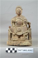 藏品(木雕王爺像)的圖片