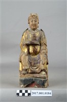 藏品(木雕王爺像)的圖片