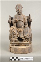 藏品(木雕王爺像)的圖片